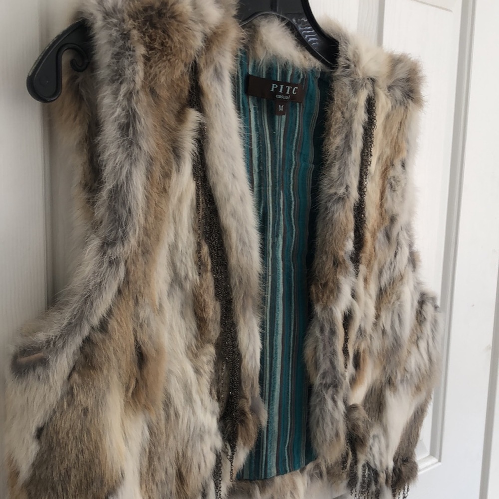 PITC Real Rabbit Fur Vest - Picture 9 of 14